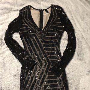Black Beaded Dress